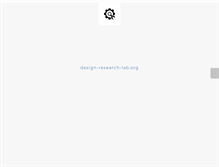 Tablet Screenshot of design-research-lab.com